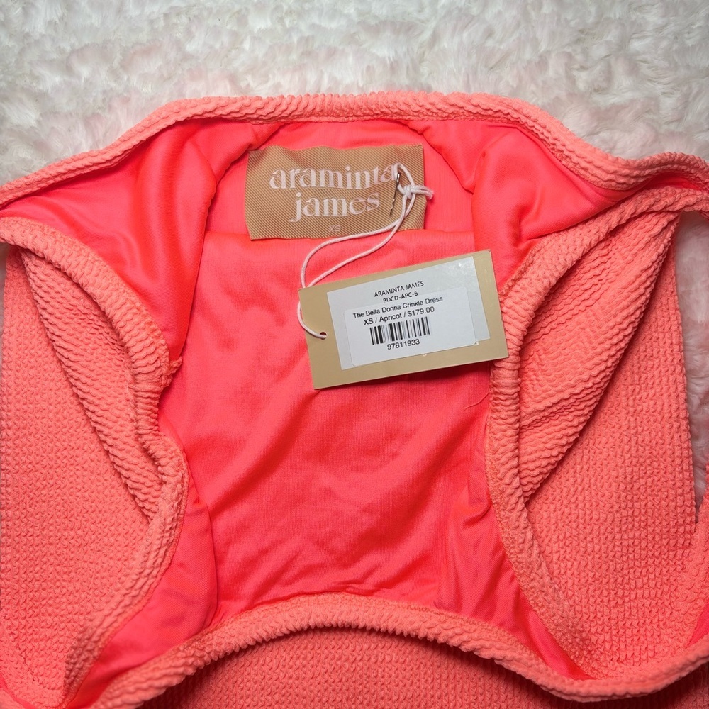 Araminta James Coral Knit Swim Coverup - Picture 2 of 3